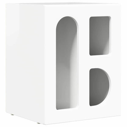 vidaXL Bedside Table 2 pcs High Gloss White 40 x 35 x 50 cm
