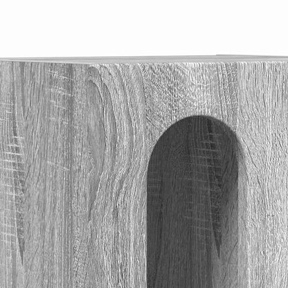vidaXL Bedside Table ELST Grey Sonoma 40 x 35 x 50 cm Engineered Wood