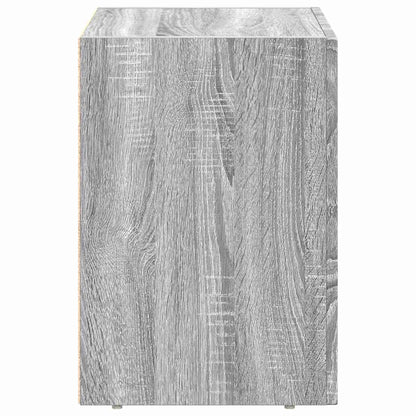 vidaXL Bedside Table ELST Grey Sonoma 40 x 35 x 50 cm Engineered Wood