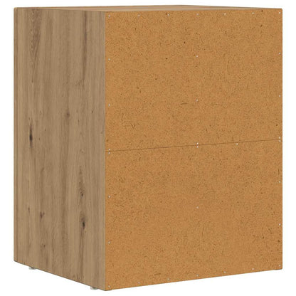 vidaXL Bedside Table ELST Artisan Oak 40 x 35 x 50 cm Engineered Wood