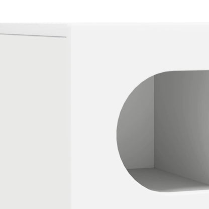 vidaXL TV Cabinet ELST 100 x 35 x 40 cm White Engineered Wood