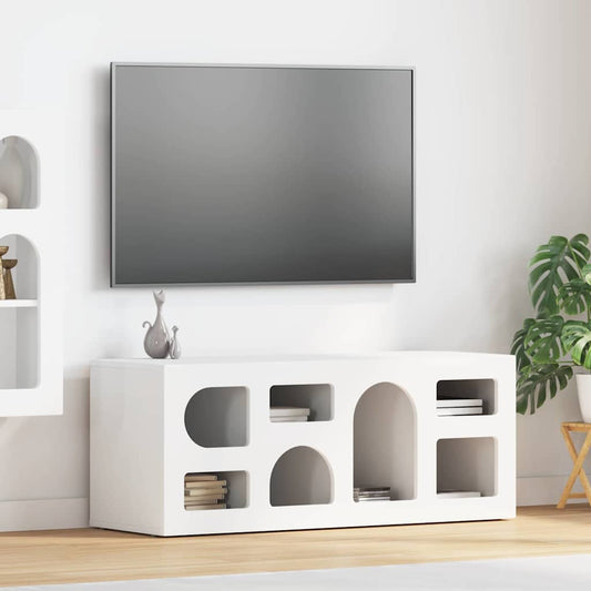 vidaXL TV Cabinet ELST 100 x 35 x 40 cm White Engineered Wood