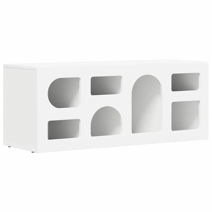 vidaXL TV Cabinet ELST 100 x 35 x 40 cm White Engineered Wood