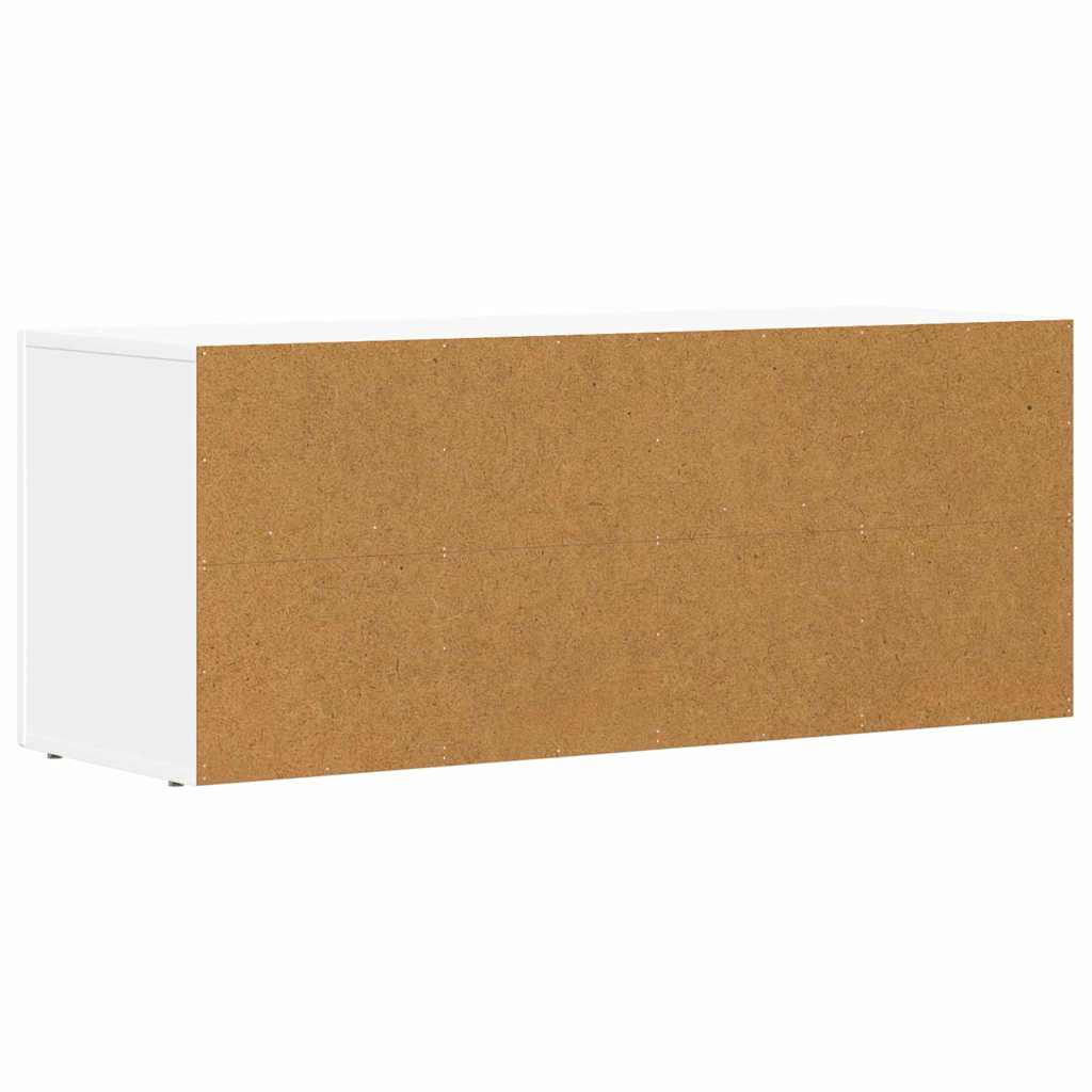 vidaXL TV Cabinet ELST 100 x 35 x 40 cm White Engineered Wood