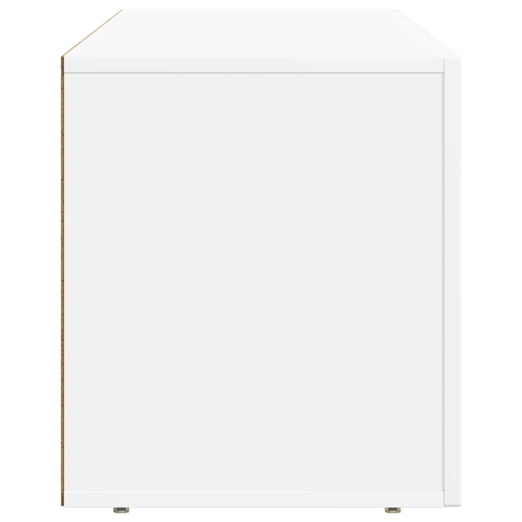 vidaXL TV Cabinet ELST 100 x 35 x 40 cm White Engineered Wood