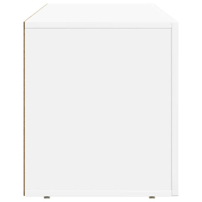 vidaXL TV Cabinet ELST 100 x 35 x 40 cm White Engineered Wood