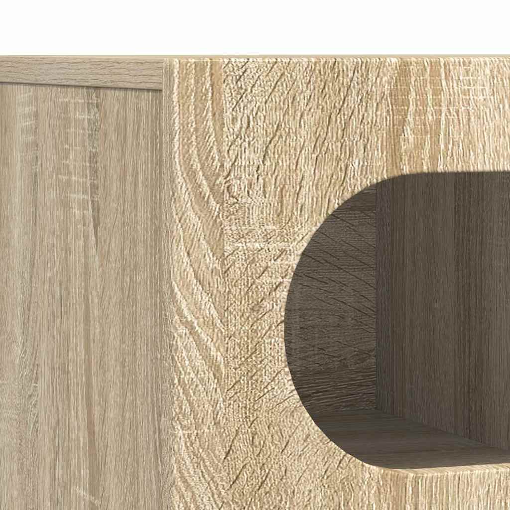 vidaXL TV Cabinet ELST 100 x 35 x 40 cm Sonoma Oak Engineered Wood