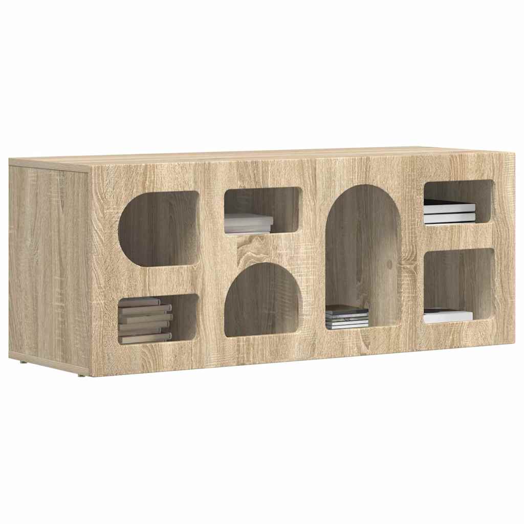 vidaXL TV Cabinet ELST 100 x 35 x 40 cm Sonoma Oak Engineered Wood