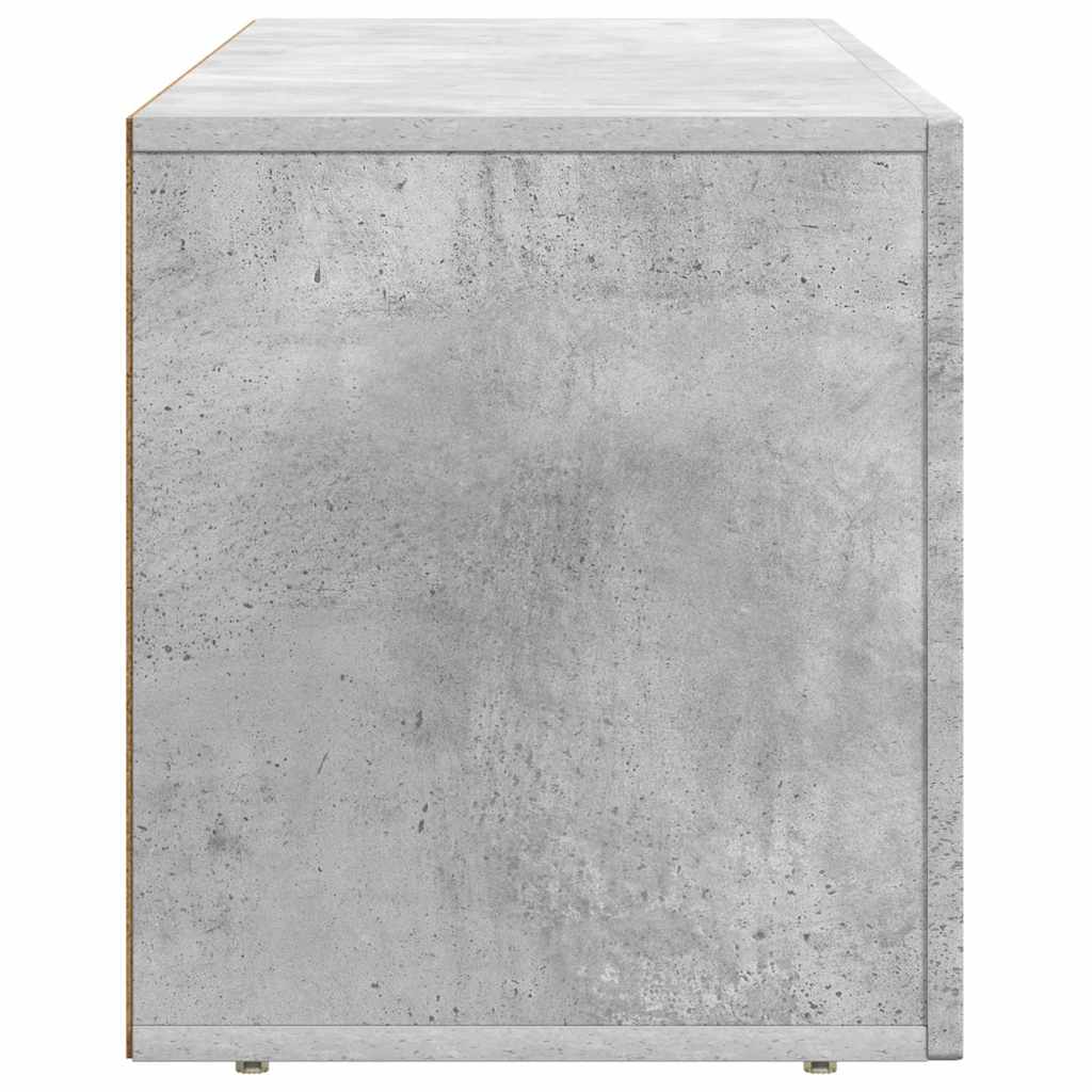 vidaXL TV Cabinet ELST 100 x 35 x 40 cm Concrete Grey Engineered Wood