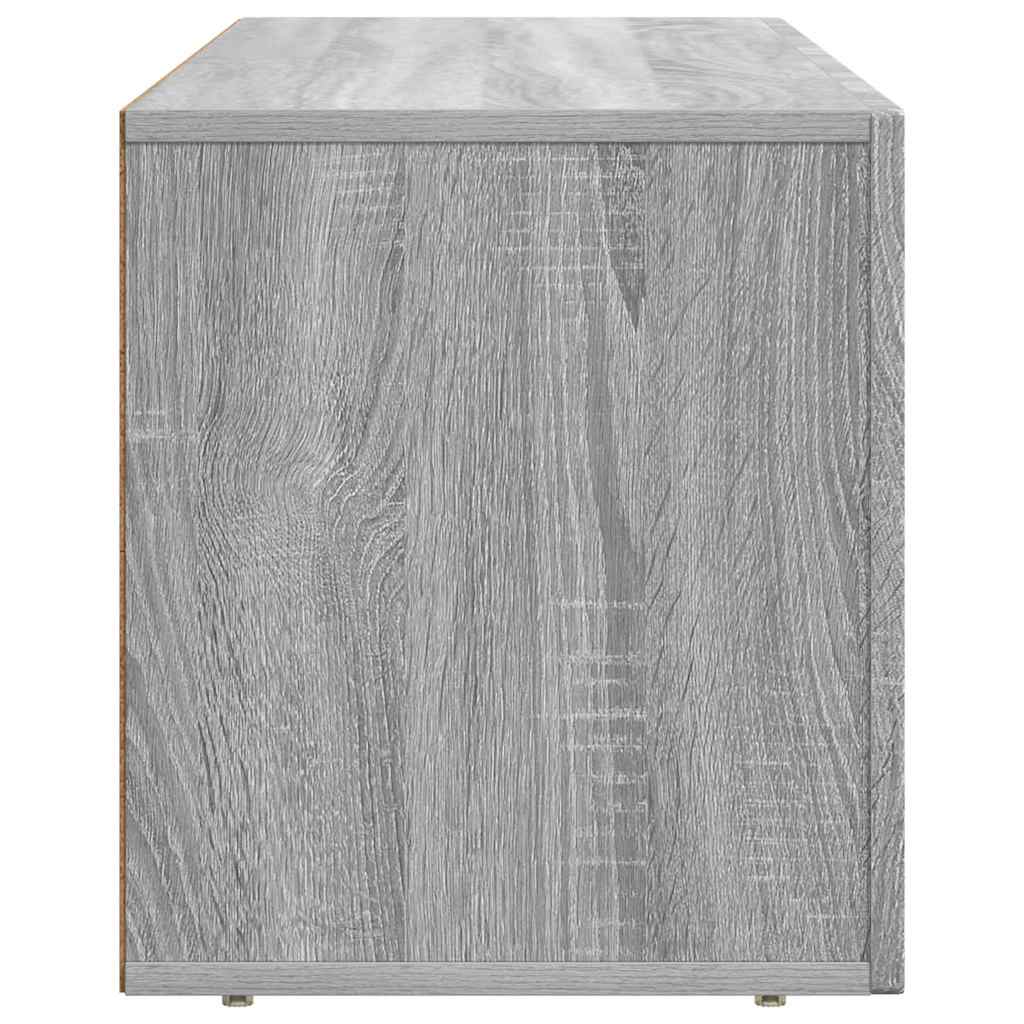 vidaXL TV Cabinet ELST 100 x 35 x 40 cm Grey Sonoma Engineered Wood