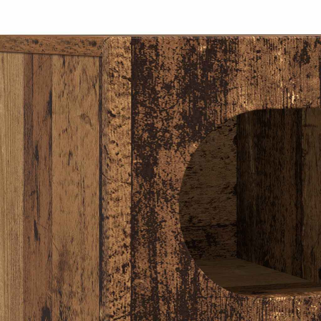 vidaXL TV Cabinet ELST 100 x 35 x 40 cm Old Wood Engineered Wood