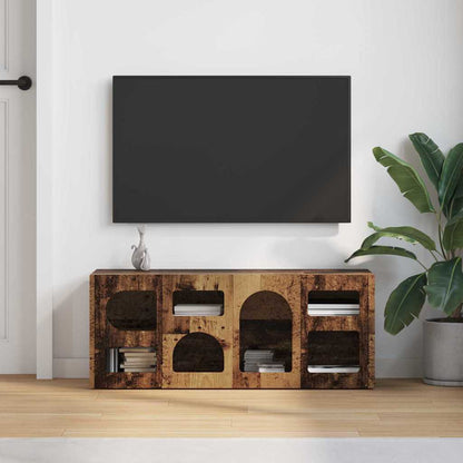 vidaXL TV Cabinet ELST 100 x 35 x 40 cm Old Wood Engineered Wood