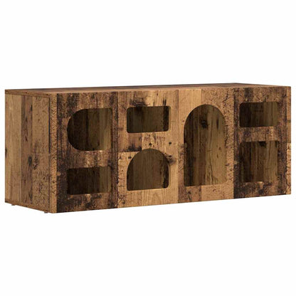 vidaXL TV Cabinet ELST 100 x 35 x 40 cm Old Wood Engineered Wood
