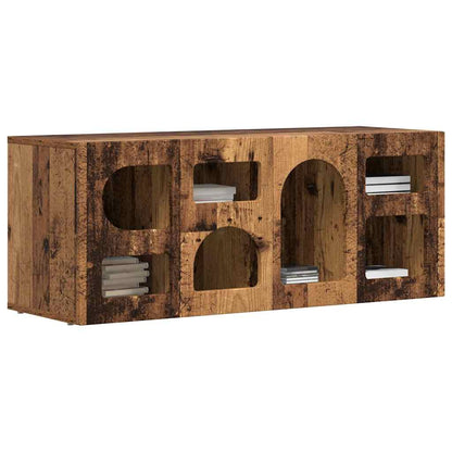 vidaXL TV Cabinet ELST 100 x 35 x 40 cm Old Wood Engineered Wood