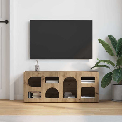 vidaXL TV Cabinet ELST 100 x 35 x 40 cm Artisan Oak Engineered Wood