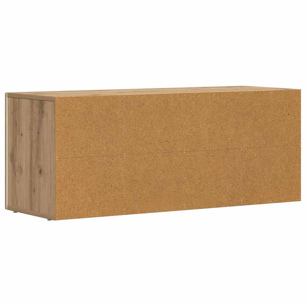 vidaXL TV Cabinet ELST 100 x 35 x 40 cm Artisan Oak Engineered Wood