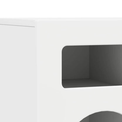 vidaXL TV Cabinet ELST 80 x 35 x 40 cm White Engineered Wood