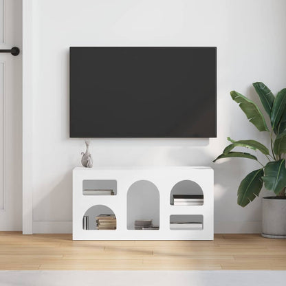 vidaXL TV Cabinet ELST 80 x 35 x 40 cm White Engineered Wood