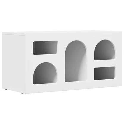 vidaXL TV Cabinet ELST 80 x 35 x 40 cm White Engineered Wood