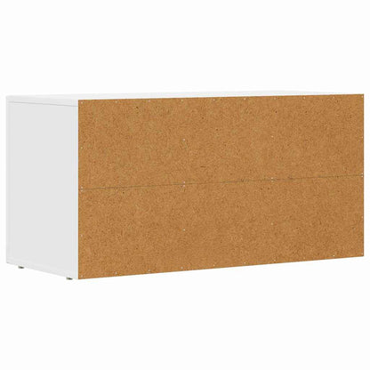 vidaXL TV Cabinet ELST 80 x 35 x 40 cm White Engineered Wood