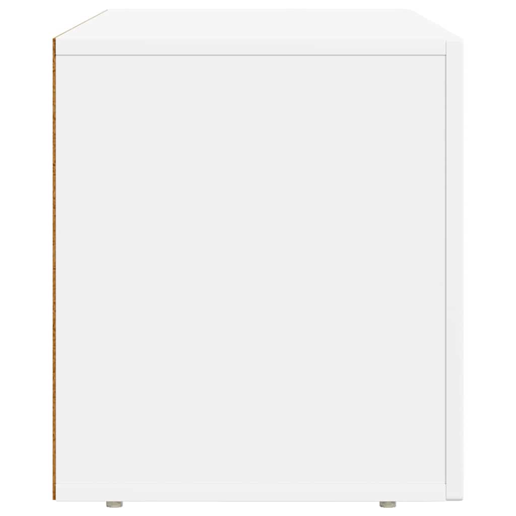 vidaXL TV Cabinet ELST 80 x 35 x 40 cm White Engineered Wood