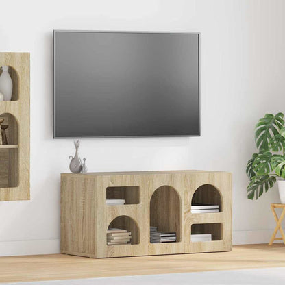 vidaXL TV Cabinet ELST 80 x 35 x 40 cm Sonoma Oak Engineered Wood