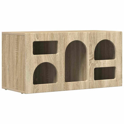 vidaXL TV Cabinet ELST 80 x 35 x 40 cm Sonoma Oak Engineered Wood