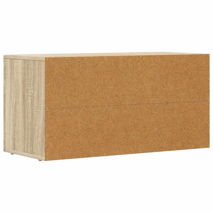 vidaXL TV Cabinet ELST 80 x 35 x 40 cm Sonoma Oak Engineered Wood