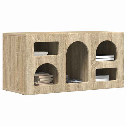 vidaXL TV Cabinet ELST 80 x 35 x 40 cm Sonoma Oak Engineered Wood