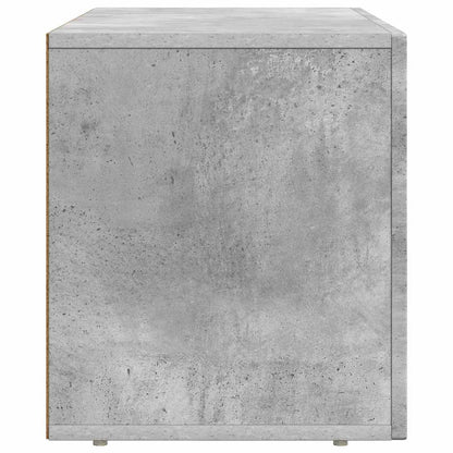 vidaXL TV Cabinet ELST 80 x 35 x 40 cm Concrete Grey Engineered Wood