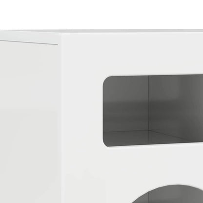 vidaXL TV Cabinet ELST 80 x 35 x 40 cm High Gloss White