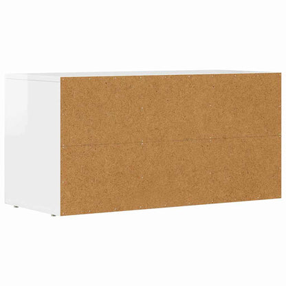 vidaXL TV Cabinet ELST 80 x 35 x 40 cm High Gloss White