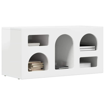 vidaXL TV Cabinet ELST 80 x 35 x 40 cm High Gloss White
