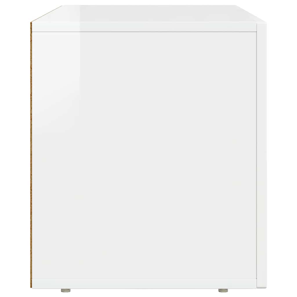 vidaXL TV Cabinet ELST 80 x 35 x 40 cm High Gloss White