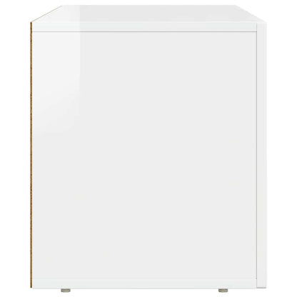 vidaXL TV Cabinet ELST 80 x 35 x 40 cm High Gloss White