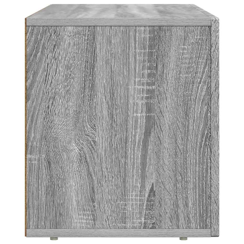 vidaXL TV Cabinet ELST 80 x 35 x 40 cm Grey Sonoma Engineered Wood