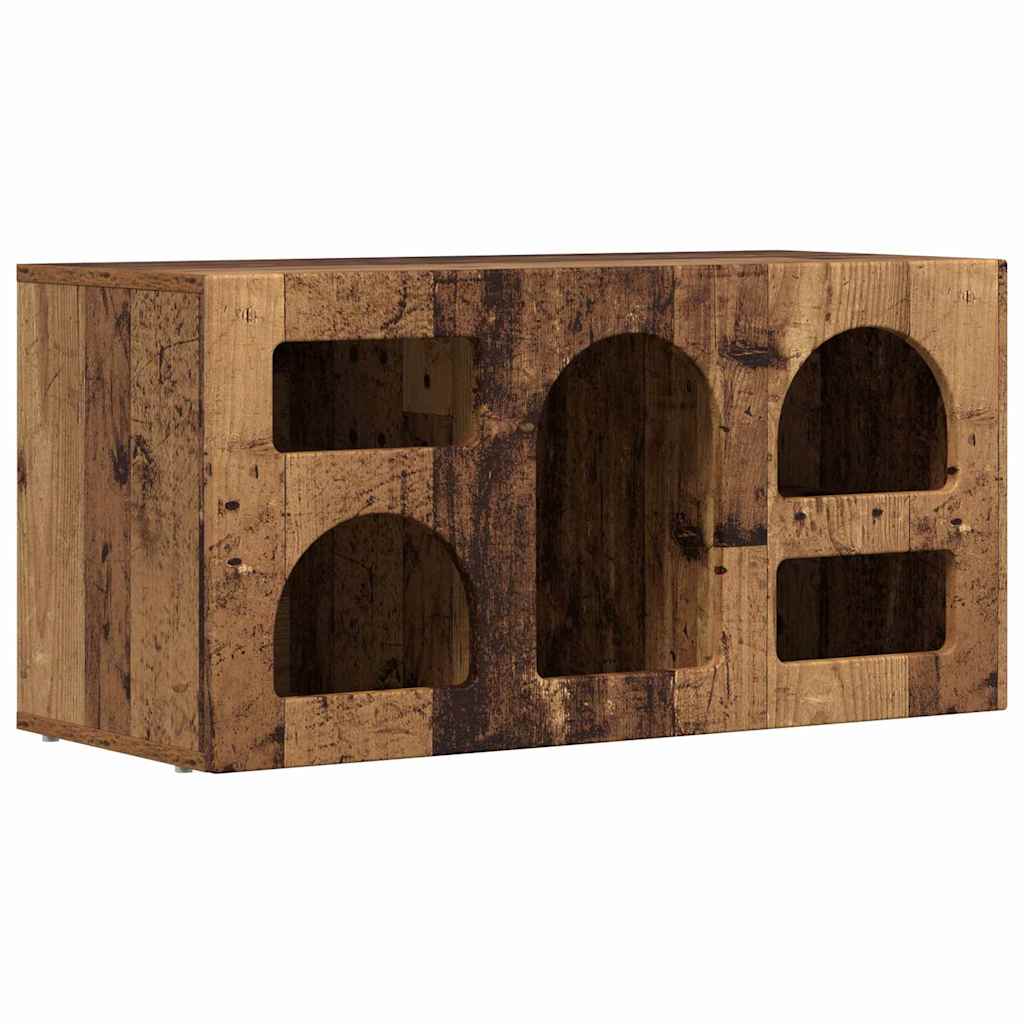 vidaXL TV Cabinet ELST 80 x 35 x 40 cm Old Wood Engineered Wood
