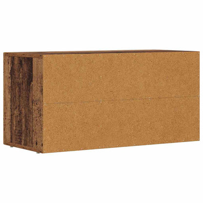 vidaXL TV Cabinet ELST 80 x 35 x 40 cm Old Wood Engineered Wood