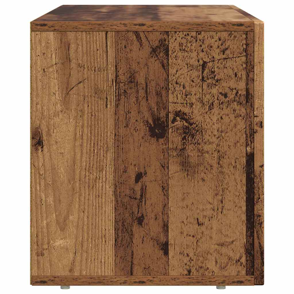 vidaXL TV Cabinet ELST 80 x 35 x 40 cm Old Wood Engineered Wood
