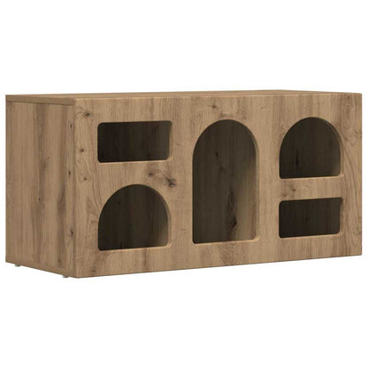 vidaXL TV Cabinet ELST 80 x 35 x 40 cm Artisan Oak Engineered Wood