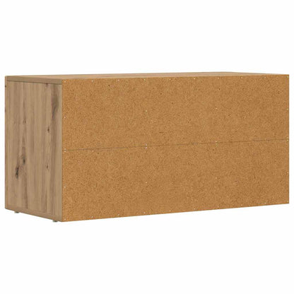 vidaXL TV Cabinet ELST 80 x 35 x 40 cm Artisan Oak Engineered Wood