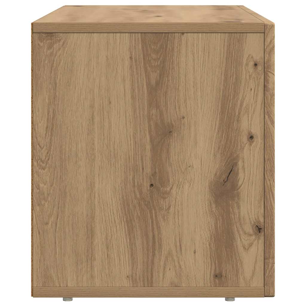 vidaXL TV Cabinet ELST 80 x 35 x 40 cm Artisan Oak Engineered Wood