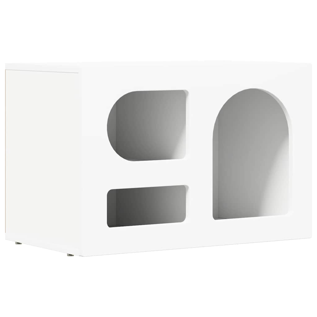 vidaXL TV Cabinet ELST 60 x 35 x 40 cm White Engineered Wood