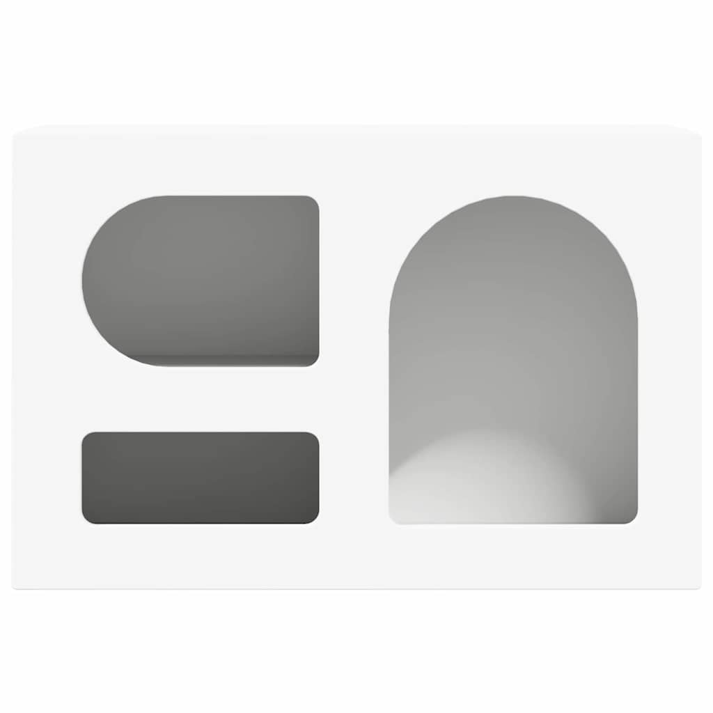 vidaXL TV Cabinet ELST 60 x 35 x 40 cm White Engineered Wood