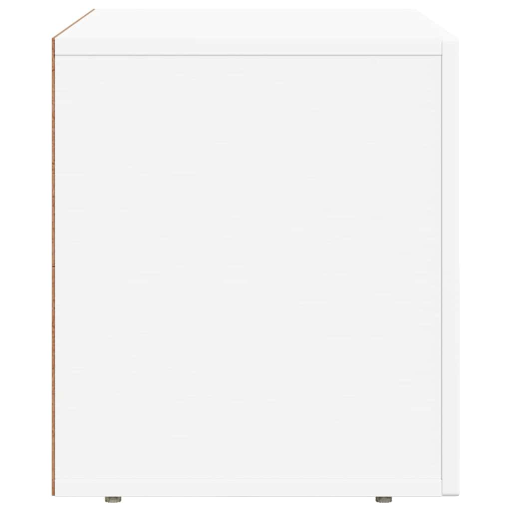 vidaXL TV Cabinet ELST 60 x 35 x 40 cm White Engineered Wood