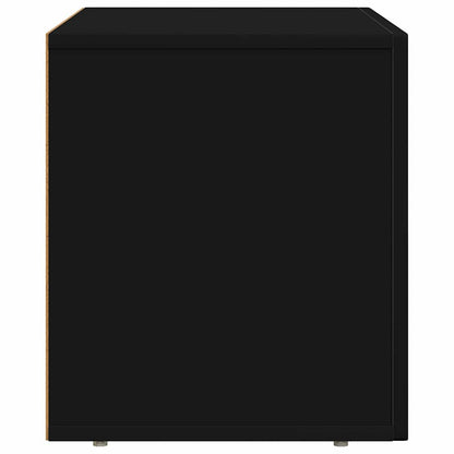vidaXL TV Cabinet ELST 60 x 35 x 40 cm Black Engineered Wood