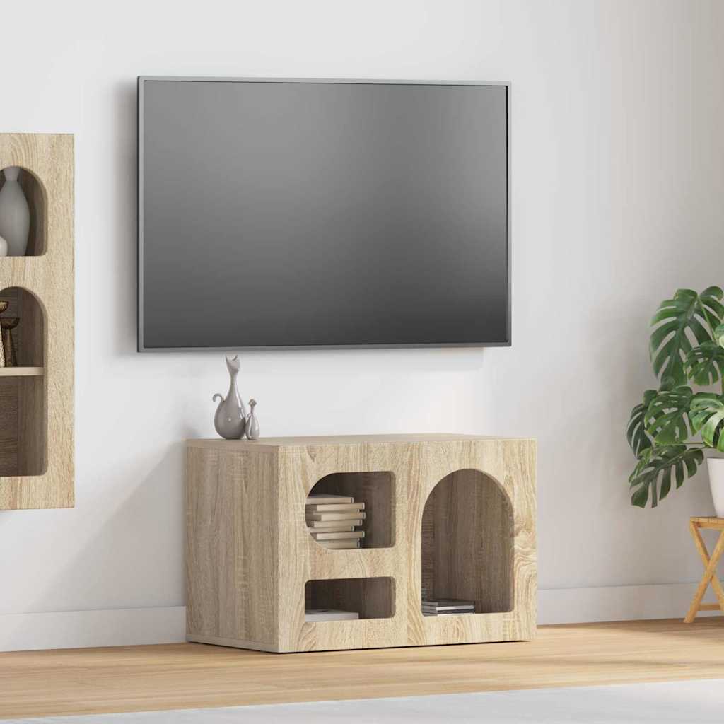 vidaXL TV Cabinet ELST 60 x 35 x 40 cm Sonoma Oak Engineered Wood