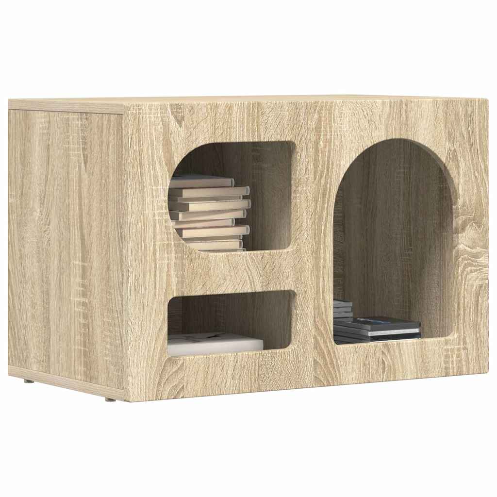 vidaXL TV Cabinet ELST 60 x 35 x 40 cm Sonoma Oak Engineered Wood