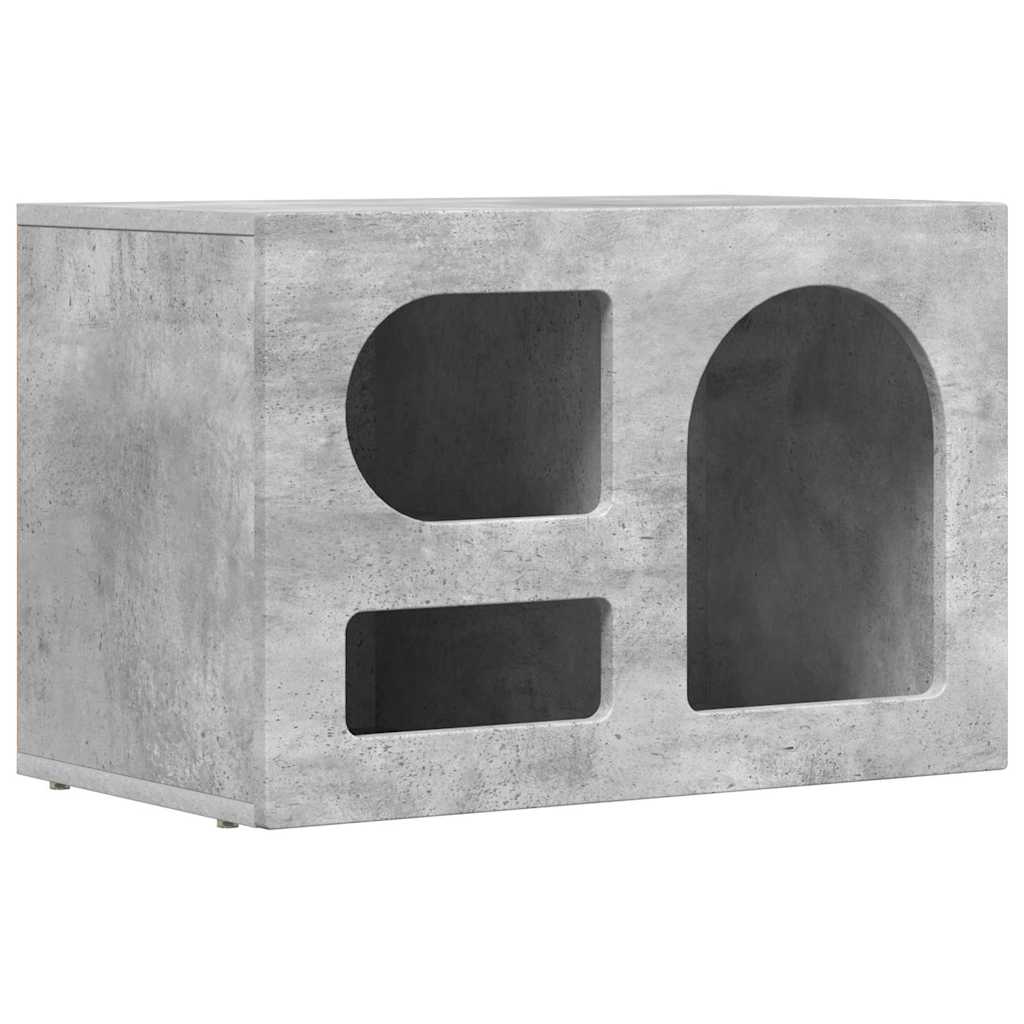 vidaXL TV Cabinet Concrete Grey 60 x 35 x 40 cm Engineered Wood