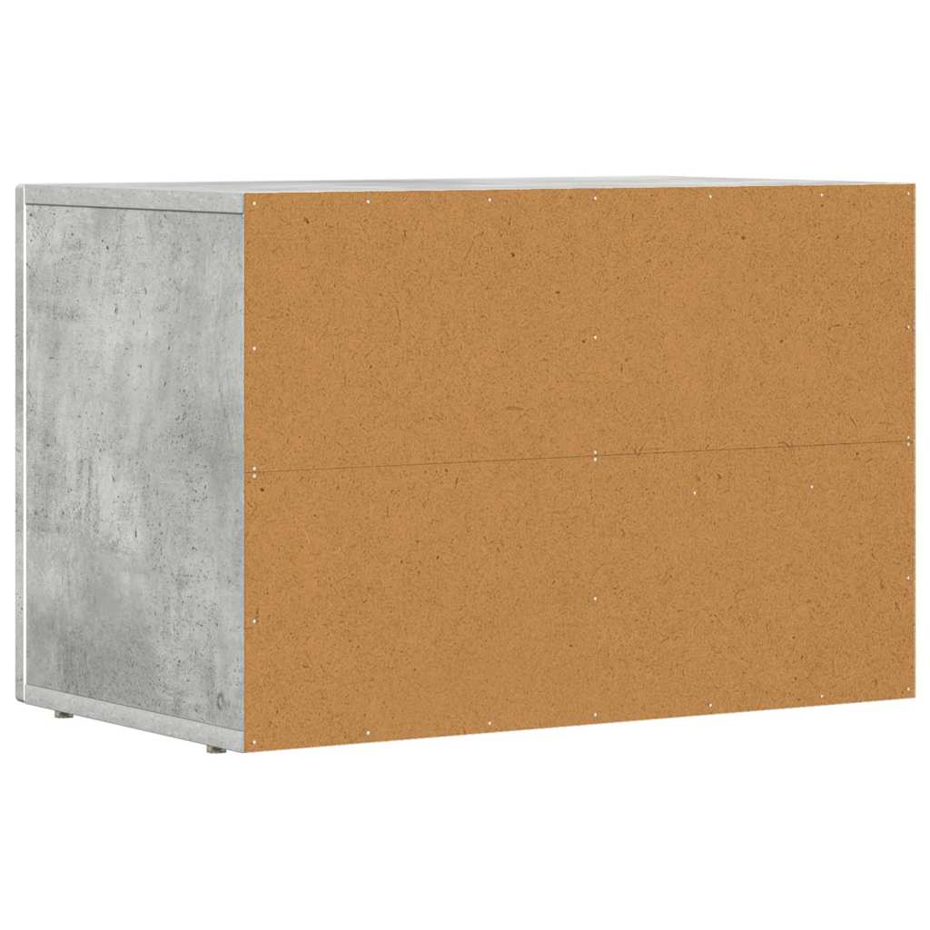 vidaXL TV Cabinet Concrete Grey 60 x 35 x 40 cm Engineered Wood